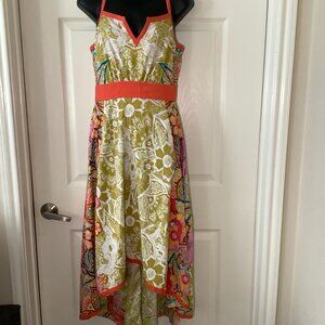 Nine West High Low Spaghetti Strap Dress